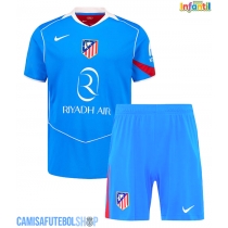 Camisa de time de futebol Atletico Madrid Conor Gallagher #4 Replicas 3º Equipamento Infantil 2025-26 Manga Curta (+ Calças curtas)